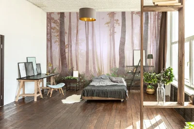 Murals in the bedroom